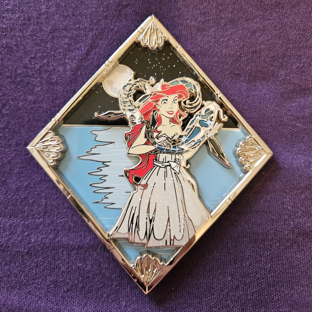 "Cosmic Maidens Ariel" Fantasy Disney Pin by Channizard